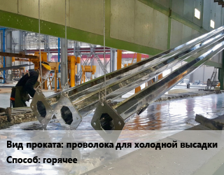 Оцинкование горячее для проката категории Проволока для холодной высадки